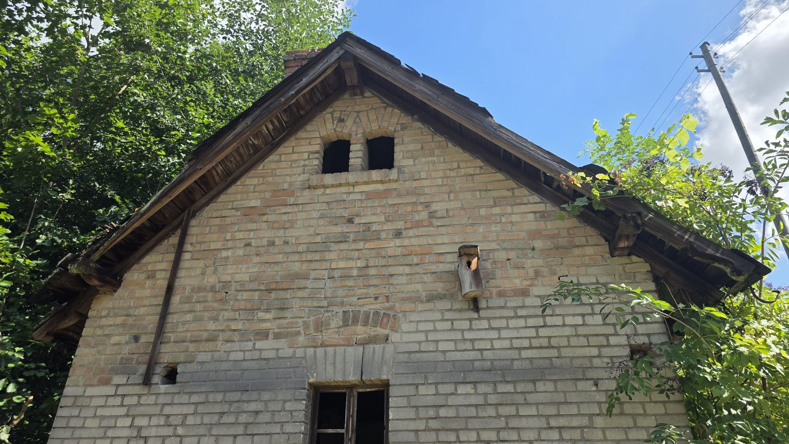Das alte Haus, das abgerissen wird
