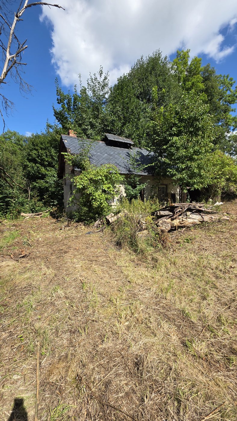 Hang hinauf zum Haus