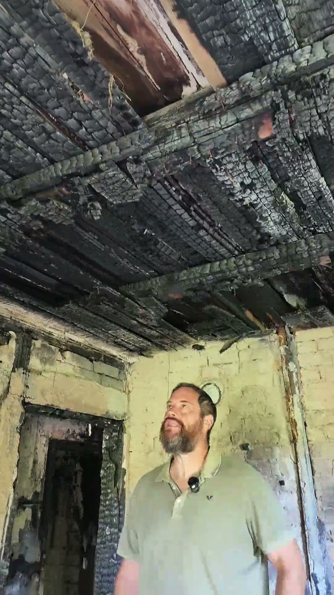 Brandschaden: der Umfang im Maßstab