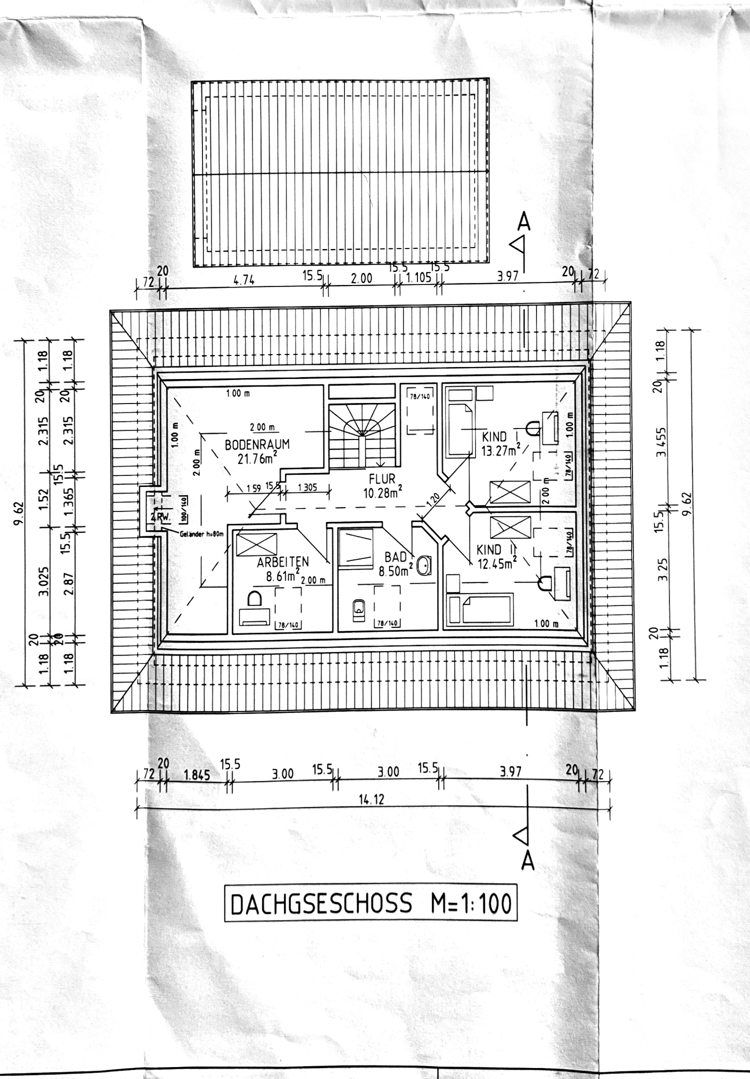 Grundriss Dachgeschoss