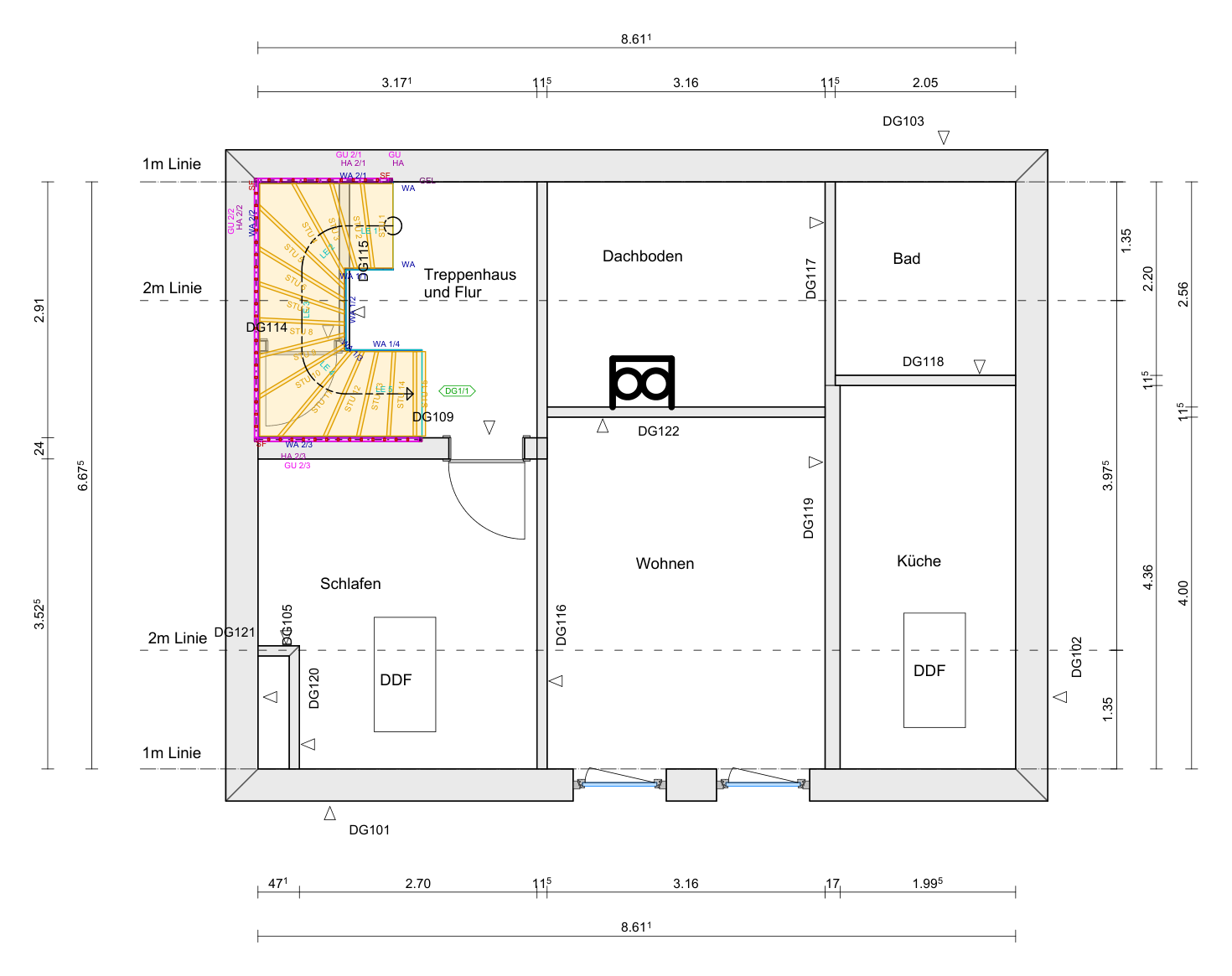 Grundriss Dachgeschoss