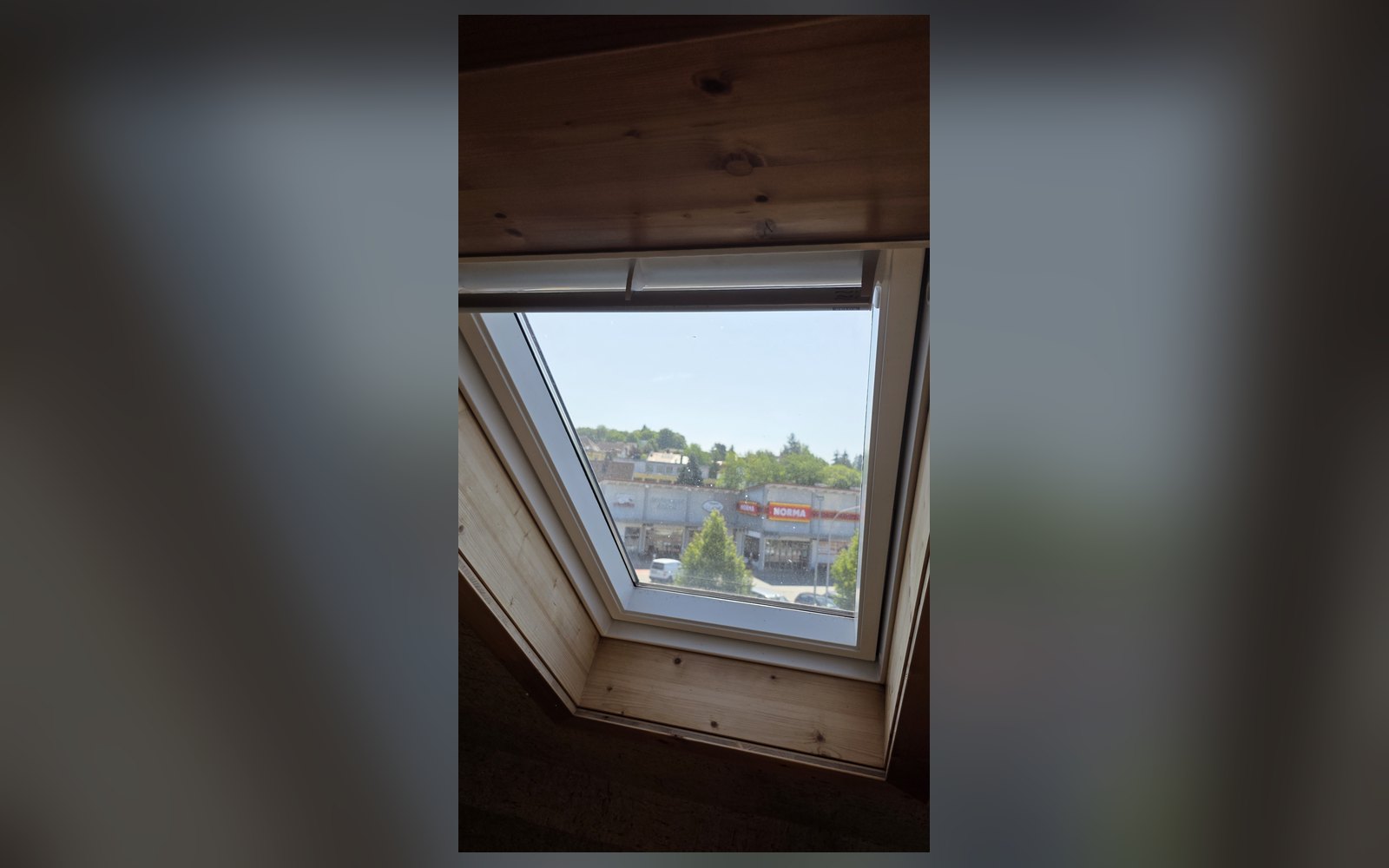 Ausblick bers Dach