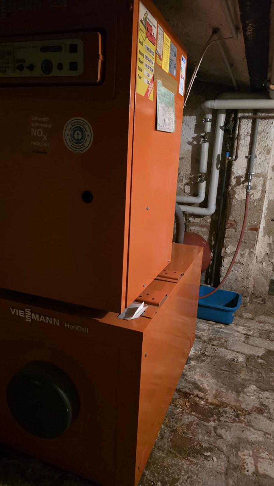 Viessmann-Gasheizung im Keller