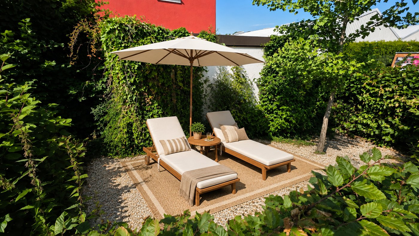 Umbau-Idee: Lounge mit Sitzplatz